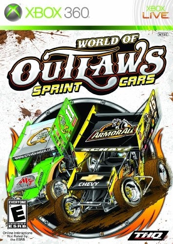 THQ World Of Outlaws Sprint Cars Xbox 360 Game